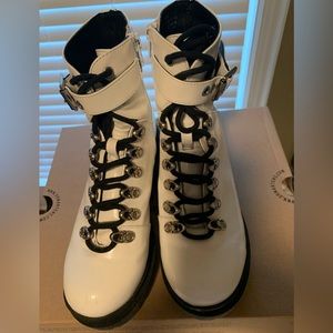 Free People x Jeffrey Campbell Czech Platform Moto Combat BootsWorn 2 or 3 times